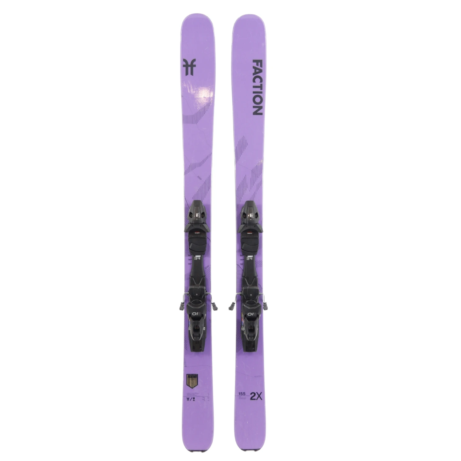 Faction Agent 2x 155cm 2023 + Tyrolia SP10 Bindings - USED 1 Faction Agent 2x 155cm 2023 + Tyrolia SP10 Bindings - USED