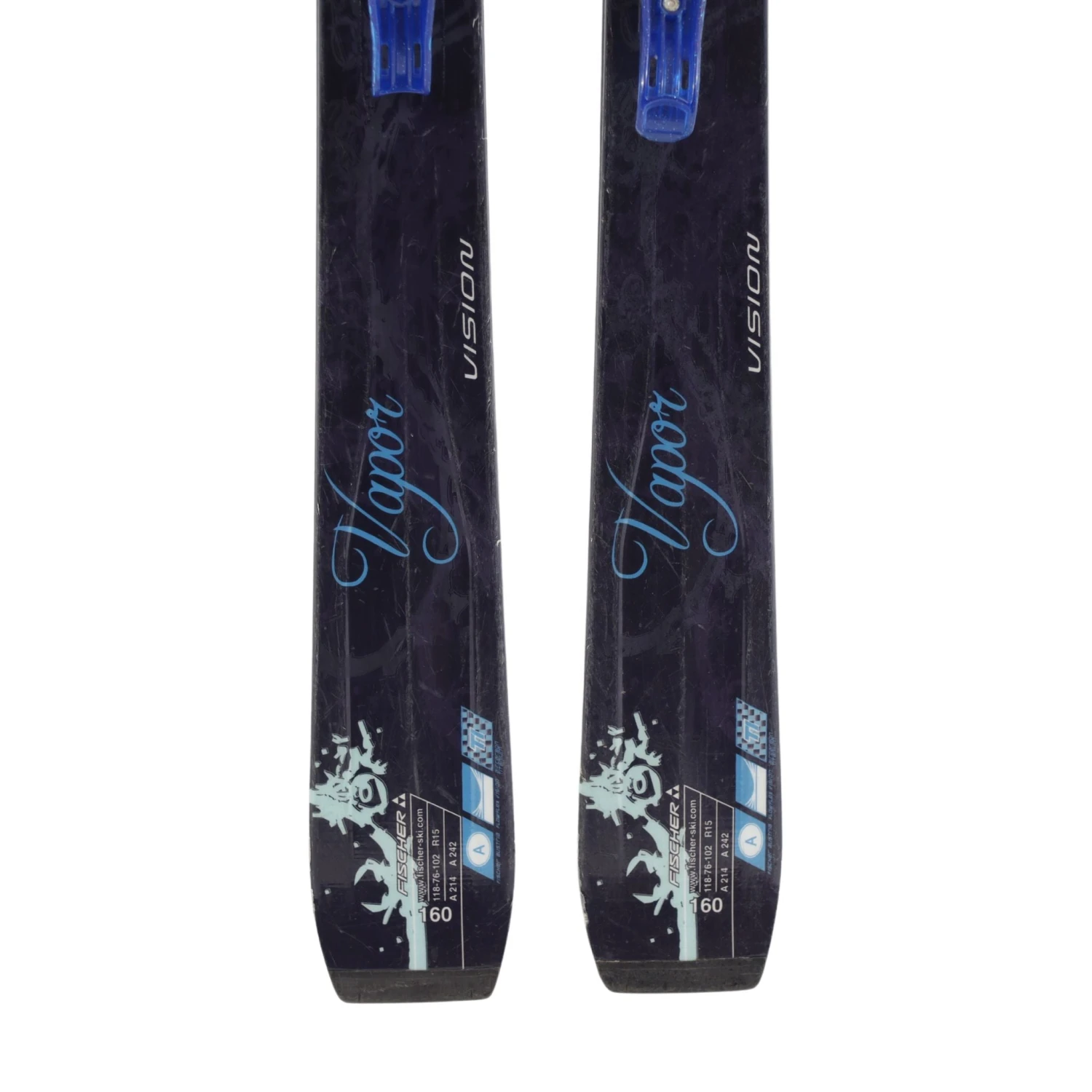 160cm Fischer Vision Vapor + Telemark Bindings- 2008-USED 5 160cm Fischer Vision Vapor + Telemark Bindings- 2008-USED - Image 5