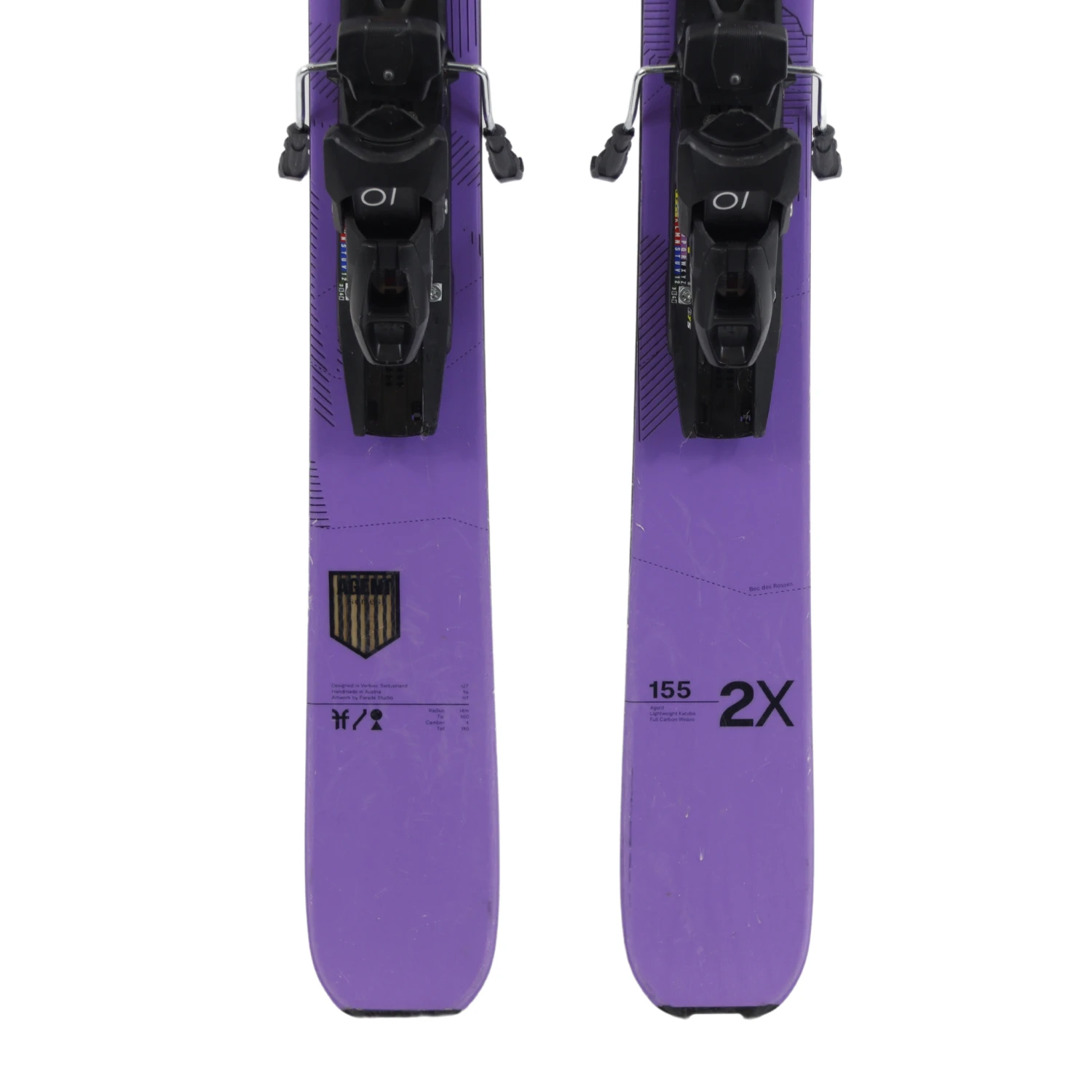Faction Agent 2x 155cm 2023 + Tyrolia SP10 Bindings - USED 5 Faction Agent 2x 155cm 2023 + Tyrolia SP10 Bindings - USED - Image 5
