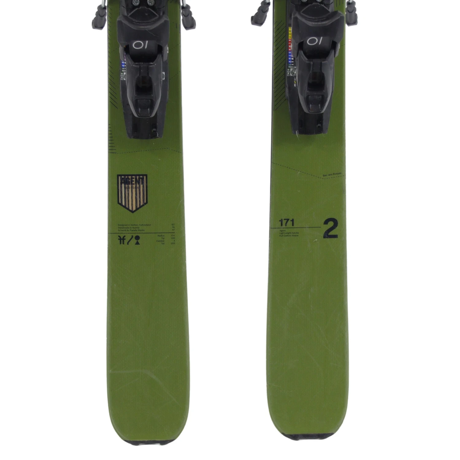 Faction Agent 2 171cm + Demo Bindings 2023 - USED 5 Faction Agent 2 171cm + Demo Bindings 2023 - USED - Image 5
