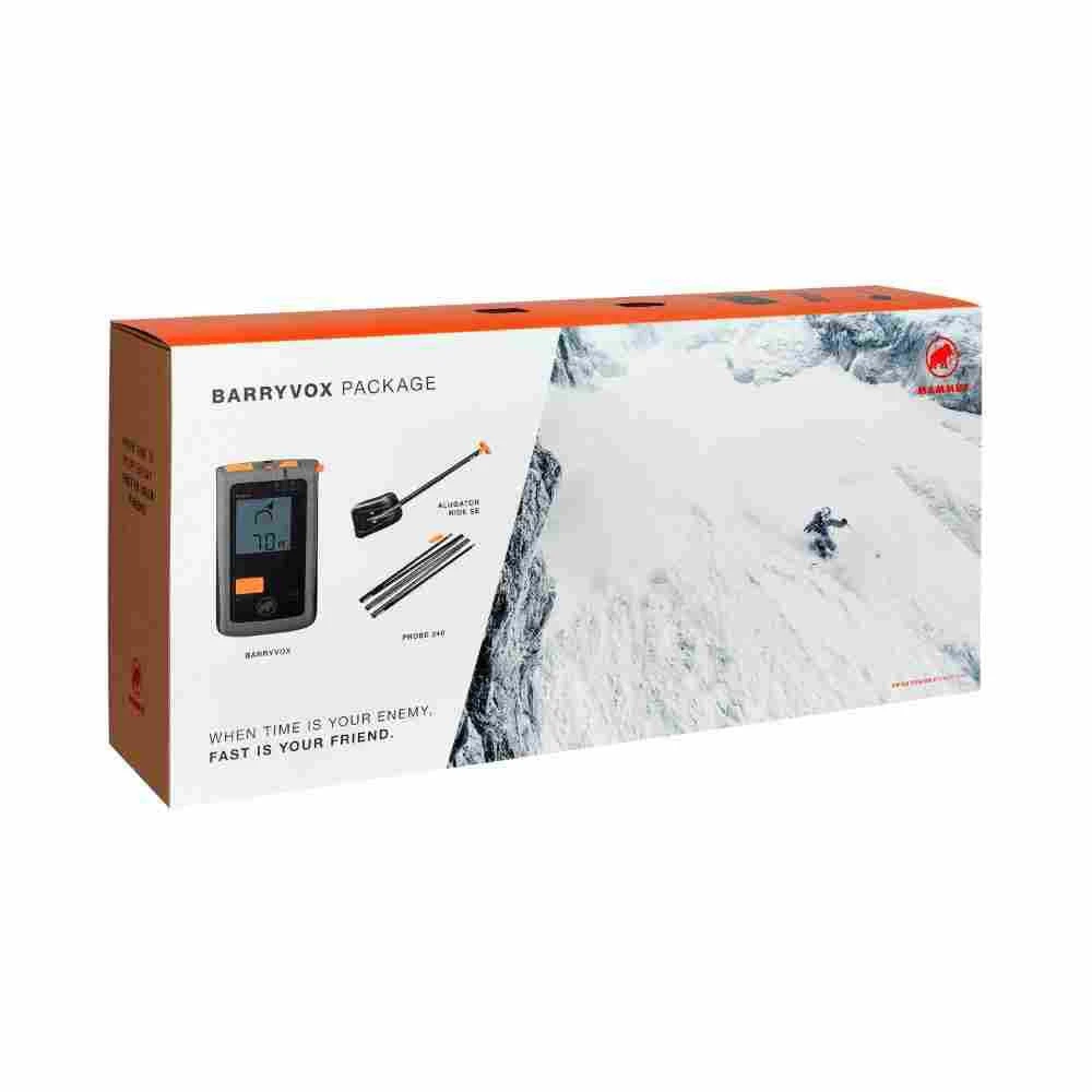 Mammut Barryvox Package | Avalanche Safety Kit | Beacon, Shovel, & Probe 1 Mammut Barryvox Package | Avalanche Safety Kit | Beacon, Shovel, & Probe