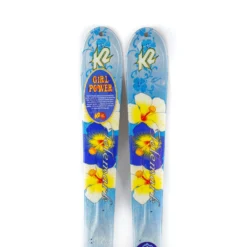 161cm K2 Shes Piste Tele Skis - Flat, Drilled Once - USED -Fischer Gear Shop K2 Shes Piste 7 scaled
