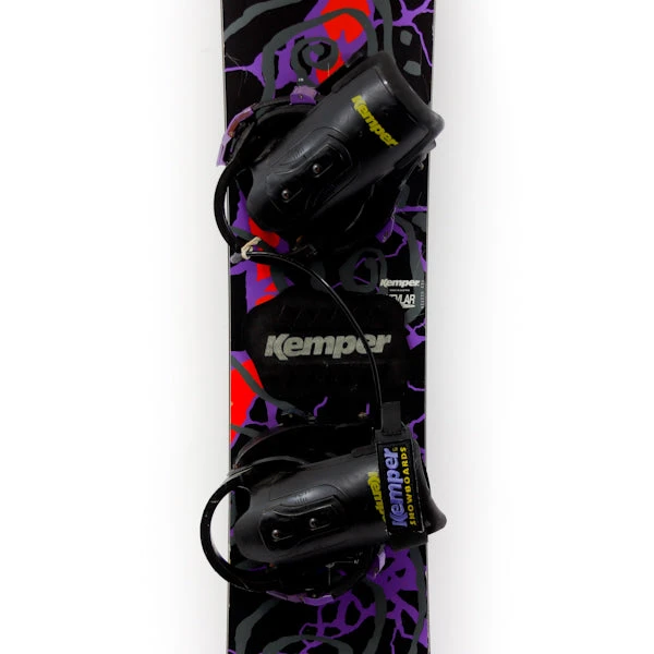 Vintage Kemper Chaos 153 Freestyle Snowboard W/ Bindings 4 Vintage Kemper Chaos 153 Freestyle Snowboard W/ Bindings - Image 4