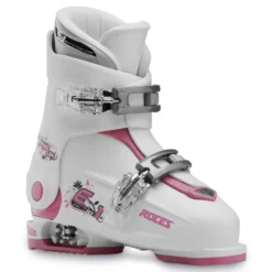 Roces IDEA Up Adjustable Youth Ski Boots | Size 19.0 - 22.0 MP -Fischer Gear Shop RocesIDEAUp19.0 22.0 WhiteDeepPink scaled