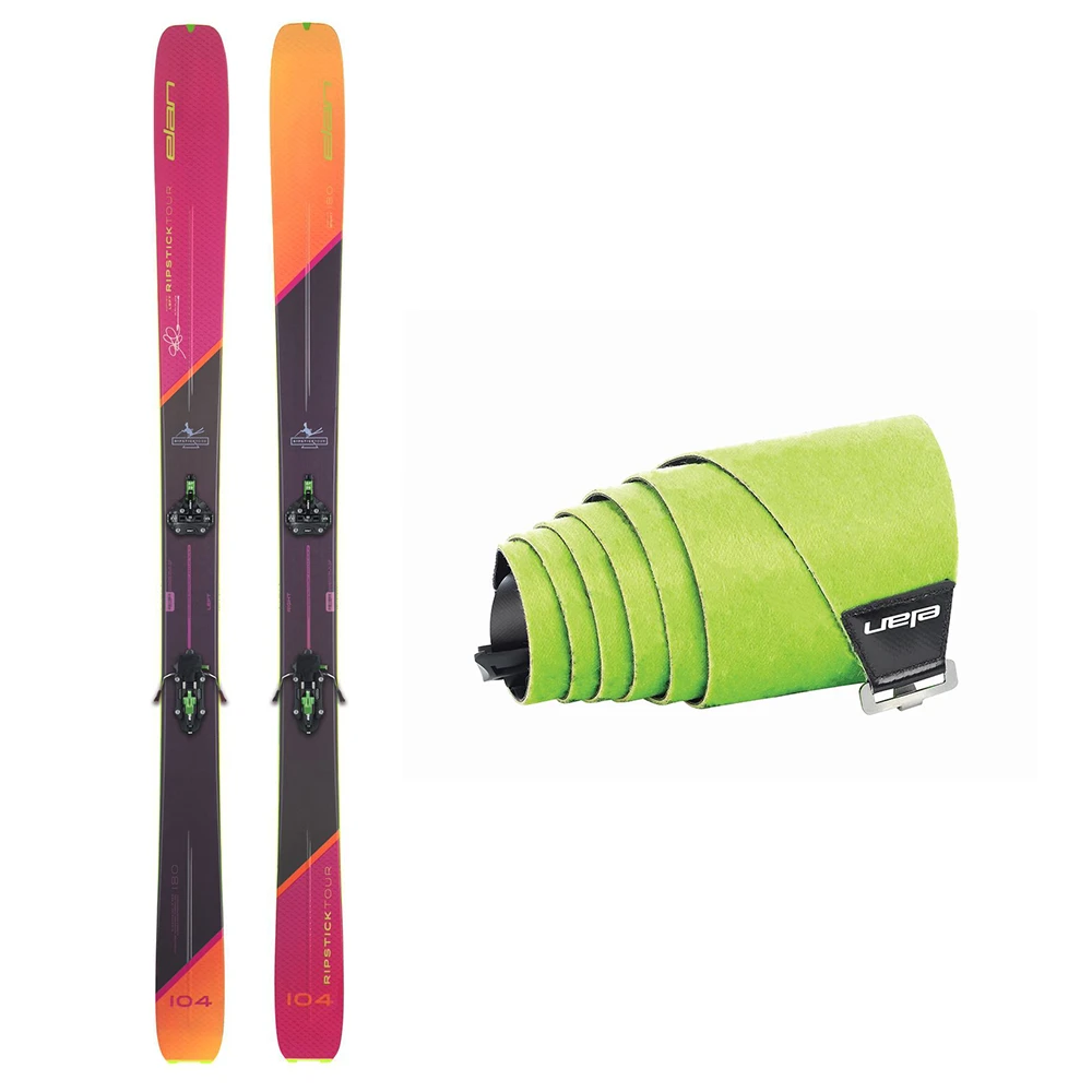 Elan Glen Plake Ripstick Tour 104 Skis + C Raider 12 Bindings + Skins - 2023 1 Elan Glen Plake Ripstick Tour 104 Skis + C Raider 12 Bindings + Skins - 2023