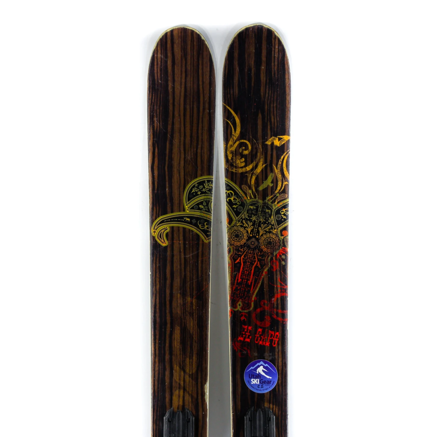 185cm Nordica El Capo 2014 All Mountain Skis + Marker Griffon Bindings (Compacted Edge) | Used 3 185cm Nordica El Capo 2014 All Mountain Skis + Marker Griffon Bindings (Compacted Edge) | Used - Image 3