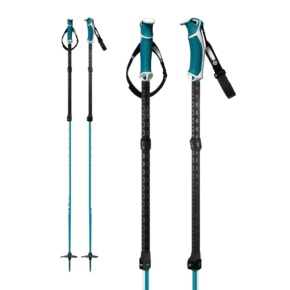 G3 Via Aluminium Adjustable Ski Poles 2 G3 Via Aluminium Adjustable Ski Poles - Image 2