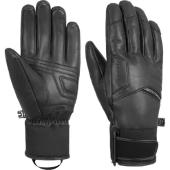 Reusch Golden Crest Leather Ski Gloves Sizes S-XL Unisex
