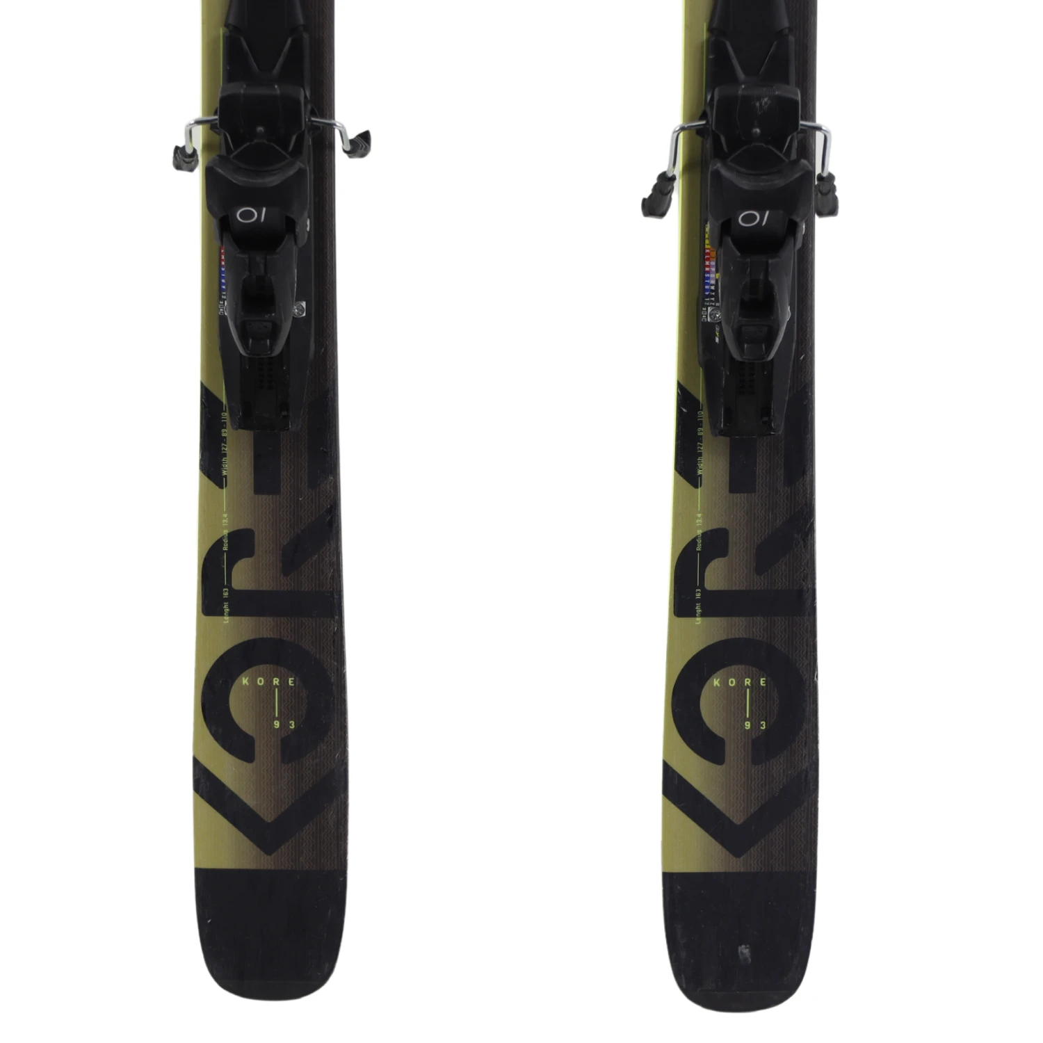 163cm Head Kore 93 22/23 + Tyrolia SP10 Bindings - USED 5 163cm Head Kore 93 22/23 + Tyrolia SP10 Bindings - USED - Image 5