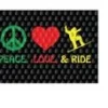 Peace, Love, Ride - Stomp Pad | Snowboard Traction Pad